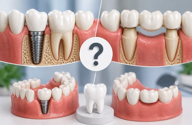 Dental Implant VS Dental Bridge